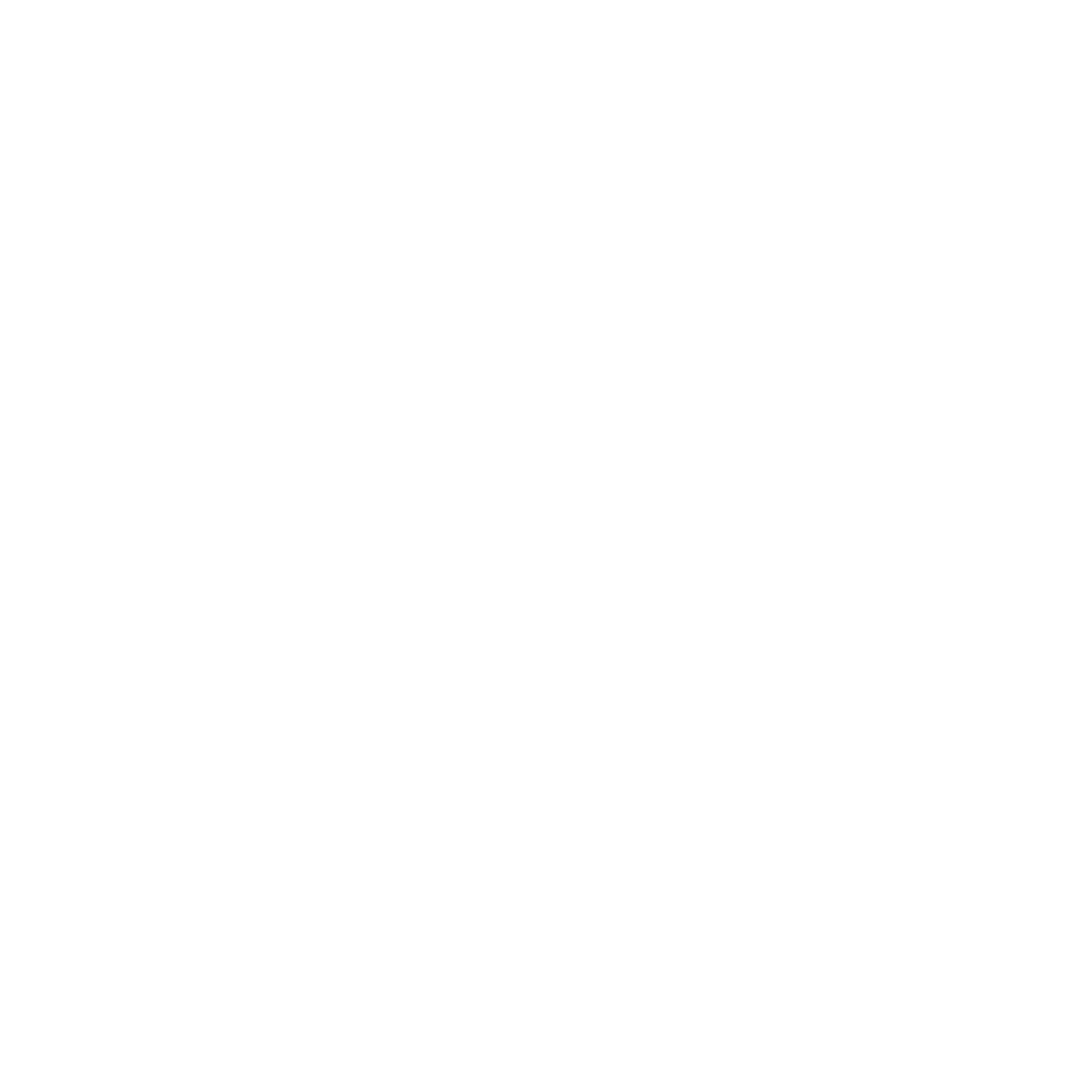 Minimal white rainbow outline on black background